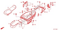 COFFRE pour Honda SILVER WING 400 GT ABS de 2012