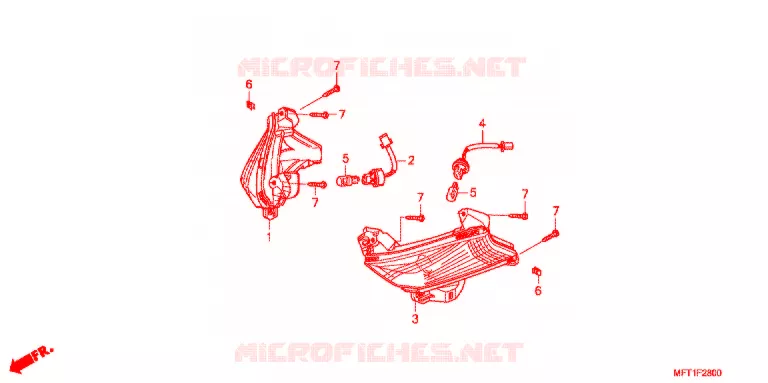 CLIGNOTANT Honda SCOOTER 400 SILVERWING 2016  FJS400A9_J
