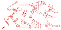 BEQUILLE pour Honda SILVER WING 400 de 2007