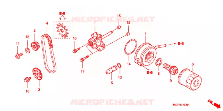 POMPE A HUILE Honda SCOOTER 400 SILVERWING 2007  FJS400D7