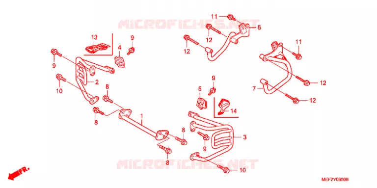 PARE CARTER Honda SCOOTER 400 SILVERWING 2006  FJS400L5
