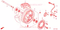 ROUE AVANT pour Honda SILVER WING 600 de 2004
