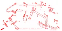 BEQUILLE pour Honda SILVER WING 600 de 2002