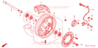 ROUE AVANT pour Honda SILVER WING 600 ABS de 2004