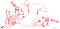 COMMODO   CABLE   RETROVISEUR pour Honda SILVER WING 600 ABS de 2013