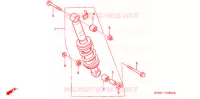AMORTISSEUR ARRIERE pour Honda FTR 223 de 2007