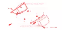COUVERCLES LATERAUX (1) pour Honda FTR 223 de 2007