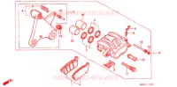 ETRIER DE FREIN ARRIERE pour Honda VALKYRIE 1500 F6C INTERSTATE de 2001