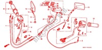 COMMODO   LEVIER   CABLE pour Honda VALKYRIE 1500 F6C INTERSTATE de 1999