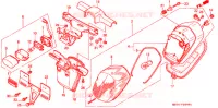 FEU ARRIERE pour Honda VALKYRIE 1500 F6C TOURER de 1997