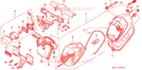 FEU ARRIERE pour Honda VALKYRIE 1500 F6C TOURER de 2000