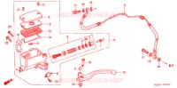 MAITRE CYLINDRE pour Honda VALKYRIE 1500 F6C de 1998