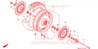 ROUE AVANT pour Honda VALKYRIE 1500 F6C de 1999