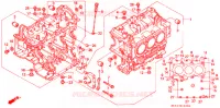 BLOC CYLINDRES pour Honda GL 1500 GOLD WING SE de 1990