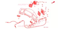 ENTOURAGE DE COMPTEUR (GL1500SEL/M/N/P/R/S) pour Honda GL 1500 GOLD WING SE de 1990