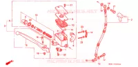 MAITRE CYLINDRE DE FREIN AVANT pour Honda GL 1500 GOLD WING SE de 1990