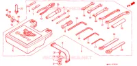 OUTIL pour Honda GL 1500 GOLD WING SE de 1990