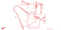 VASE D'EXPANSION pour Honda GL 1500 GOLD WING SE de 1990