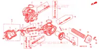 CARBURATEUR (PIECES CONSTITUTIVES) pour Honda GL 1500 GOLD WING SE de 1992