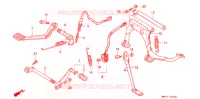 PEDALE   BEQUILLE (GL1500SEN/P/R/S) pour Honda GL 1500 GOLD WING SE de 1992