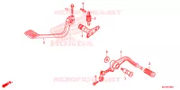PEDALE pour Honda F6B 1800 GOLD WING DELUXE de 2016
