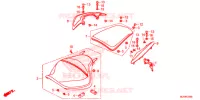 SELLE pour Honda GOLD WING 1800 F6C VALKYRIE BLACK de 2014