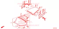 SELLE pour Honda GOLD WING 1800 F6C VALKYRIE BLUE de 2014
