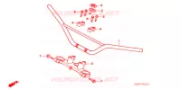 GUIDON pour Honda CR 85 R de 2004