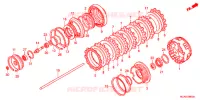 EMBRAYAGE pour Honda GL 1800 GOLD WING ABS de 2016