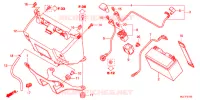 BATTERIE pour Honda NC 750 S WHITE, SPECIAL COLOR de 2015