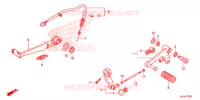 PEDALE pour Honda NC 750 X ABS DCT de 2015