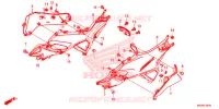 COUVERCLES LATERAUX pour Honda NC 750 X ABS de 2016