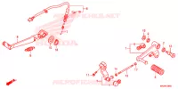 PEDALE pour Honda NC 750 X ABS de 2016
