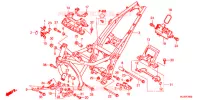 CADRE pour Honda NC 750 X ABS DCT LOWER, E Package de 2015