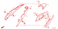 COUVERCLES LATERAUX pour Honda NC 750 X ABS DCT LOWER, E Package de 2015