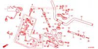 GUIDON   TE DE FOURCHE pour Honda NC 750 X ABS DCT LOWER, E Package de 2015