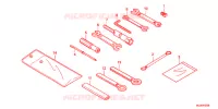 OUTIL pour Honda NC 750 X ABS DCT LOWER, E Package de 2015