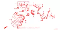 PHARE pour Honda NC 750 X ABS DCT LOWER, E Package de 2015