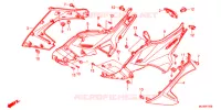 COUVERCLES LATERAUX pour Honda NC 750 X LOWER de 2015