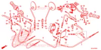 LEVIER DE GUIDON   CABLE   COMMODO pour Honda 50 METROPOLITAN BLACK/RED de 2013