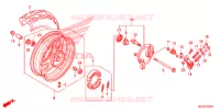 ROUE AVANT pour Honda 50 METROPOLITAN BLACK/RED de 2013
