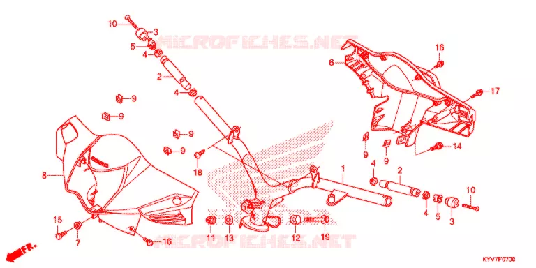 GUIDON Honda MOTO 100 other-models 2014  NF1002WHE