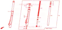 FOURCHE pour Honda WAVE 100 M, Kick start de 2004