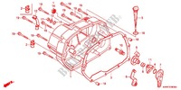 CARTER MOTEUR DROIT pour Honda WAVE 110 Electric start  Front brake disk de 2009