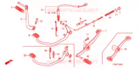 PEDALE   KICK pour Honda WAVE 125, PGMFi, Kick start de 2005