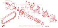 EMBRAYAGE pour Honda TODAY 50 F de 2009