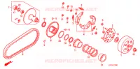 EMBRAYAGE pour Honda TODAY 50 F SPECIAL de 2009