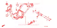 CADRE pour Honda TODAY 50 F SPECIAL de 2014
