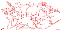 LEVIER DE GUIDON   CABLE   COMMODO (NFS501SHB/C) pour Honda TODAY 50 de 2012