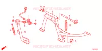 BEQUILLE pour Honda LEAD 125 de 2017